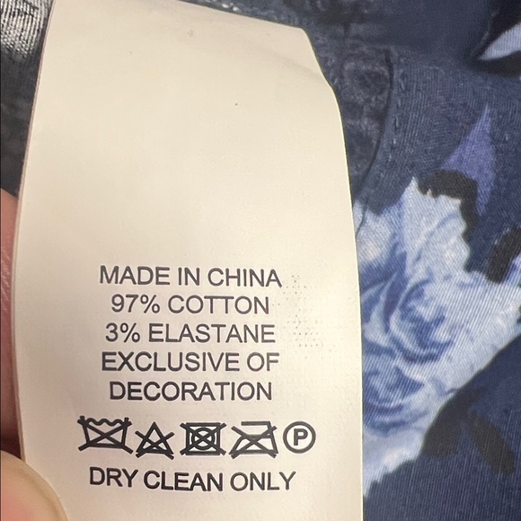 Kate Spade Navy Blue Floral Mini Dress size 4 - Picture 6 of 13